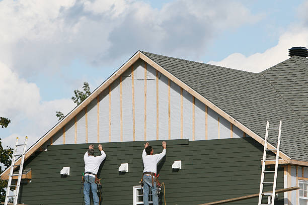 Professional Siding technician working in Rockfall, CT